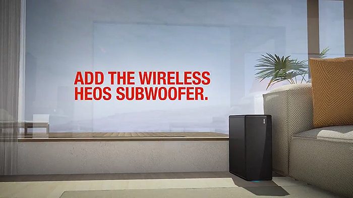 HEOS Subwoofer wireless