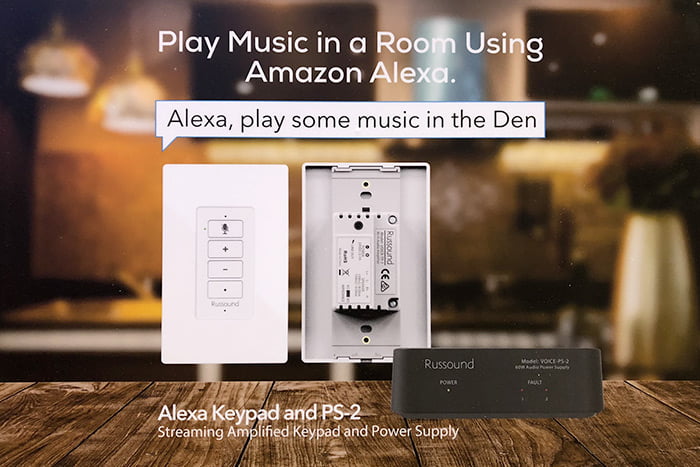 Russound intègre Amazon Alexa et un amplificateur multiroom dans un interrupteur intelligent