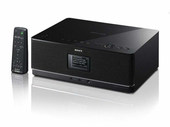 L'une des toutes premières enceintes sans fil, la Sony NAS-C5E sortie en 2008